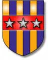 The coat of arms of Richard Amerike the 15th century merchant who lived in Long Ashton and who many now believe to have been the inspiration for the name of the continent of America.